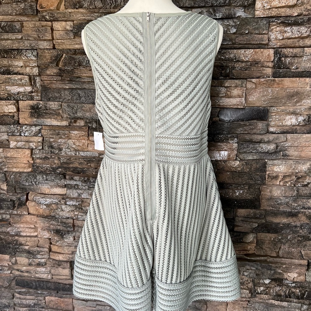 Charlotte Russe Light Green Patterned Mini Dress - Picture 2 of 12
